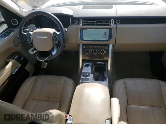 2017 Land Rover Range Rover HSE с VIN SALGS2FV2HA356046, выставлен на аукционе Copart как лот 41465234 с пробегом 31 621 миль миль и Списание • Salvage title. История ставок и продаж доступна на DreamBid. Изображение 8.