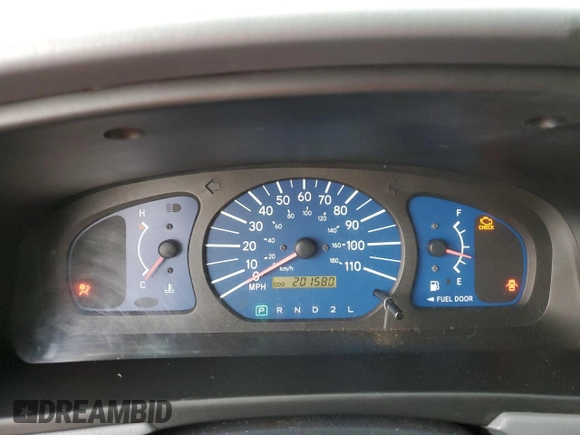 2003 Toyota Sienna CE with VIN 4T3ZF19C83U544089, listed as a Copart auction lot 46226425 with 201,580 mi miles and Salvage Title. Bid and sale history available at carsss.com. Image 9.