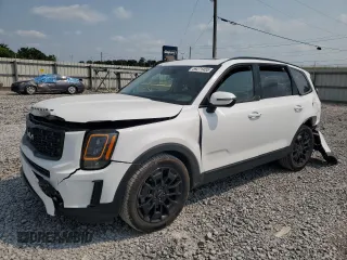 2022 Kia Telluride EX with VIN 5XYP3DHC3NG291087, listed as a Copart auction lot 59271455 with 75,318 mi miles and Salvage title. Bid and sale history available at DreamBid. Image 1.