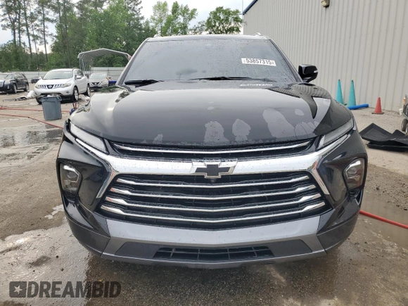 2024 Chevrolet Blazer Premier with VIN 3GNKBFRS3RS160493, listed as a Copart auction lot 53857315 with 12,722 mi miles and Salvage title. Bid and sale history available at DreamBid. Image 5.