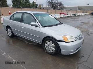 2002 Honda Civic EX with VIN JHMES26782S003105, listed as a IAAI auction lot 41794593 with Not Provided miles and . Bid and sale history available at DreamBid. Image 1.