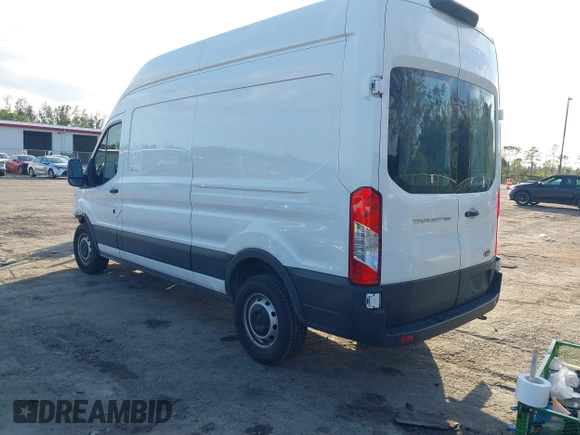 2021 Ford Transit Cargo with VIN 1FTBR1X87MKA50288, listed as a IAAI auction lot 41432535 with 96,934 mi miles and . Bid and sale history available at DreamBid. Image 3.