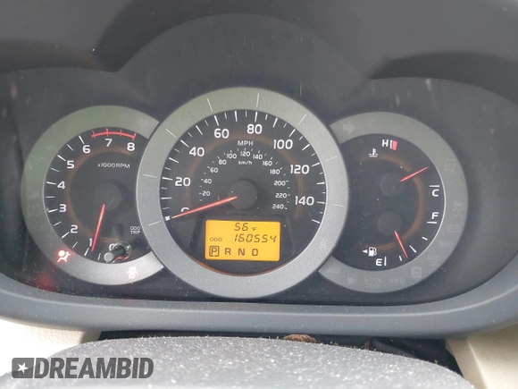 2011 Toyota RAV4 with VIN 2T3BK4DV6BW059889, listed as a IAAI auction lot 41925781 with 160,554 mi miles. Bid and sale history available at carsss.com. Image 7.