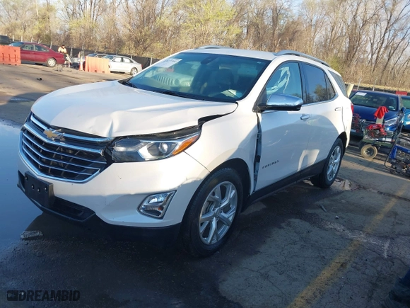 2018 Chevrolet Equinox Premier with VIN 2GNAXVEVXJ6324008, listed as a IAAI auction lot 41877394 with 106,729 mi miles. Bid and sale history available at carsss.com. Image 17.