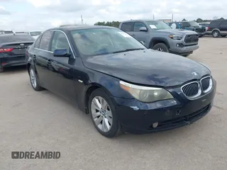 2007 BMW 5 Series 550i with VIN WBANB535X7CP08881, listed as a IAAI auction lot 41547237 with 143,337 mi miles and . Bid and sale history available at DreamBid. Image 1.