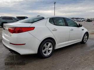 2015 Kia Optima LX with VIN KNAGM4A78F5608573, listed as a Copart auction lot 44223355 with 80,715 mi miles and Salvage Title. Bid and sale history available at carsss.com. Image 3.