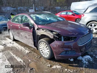 2013 Ford Fusion SE Hybrid z VIN 3FA6P0LU1DR251738, wystawiony jako IAAI lot #41576698 z przebiegiem 158 735 mil mil oraz . Historia ofert i sprzedaży dostępna na DreamBid. Obrazek 1.