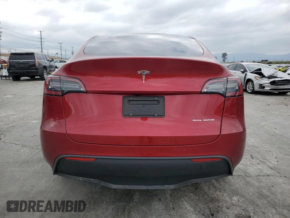 2024 Tesla Model Y Long Range с VIN 7SAYGDEE5RA251895, выставлен на аукционе Copart как лот 50180245 с пробегом 14 199 миль миль и Списание • Salvage title. История ставок и продаж доступна на DreamBid. Изображение 6.