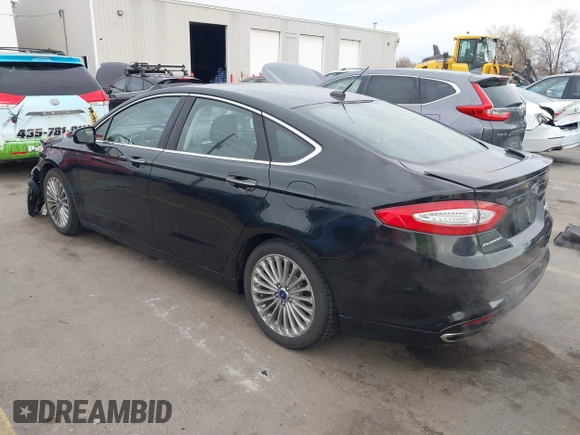 2015 Ford Fusion Titanium with VIN 3FA6P0K91FR238763, listed as a IAAI auction lot 41855030 with 162,060 mi miles. Bid and sale history available at carsss.com. Image 3.
