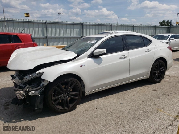 2018 Acura TLX w/A-SPEC Pkg with VIN 19UUB2F63JA003507, listed as a Copart auction lot 67358274 with 0 mi miles and Salvage Title. Bid and sale history available at carsss.com. Image 1.