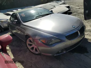 2007 BMW 6 Series 650i with VIN WBAEK13507CN84175, listed as a Copart auction lot 77630924 with 113,373 mi miles and Salvage Title. Bid and sale history available at carsss.com. Image 4.