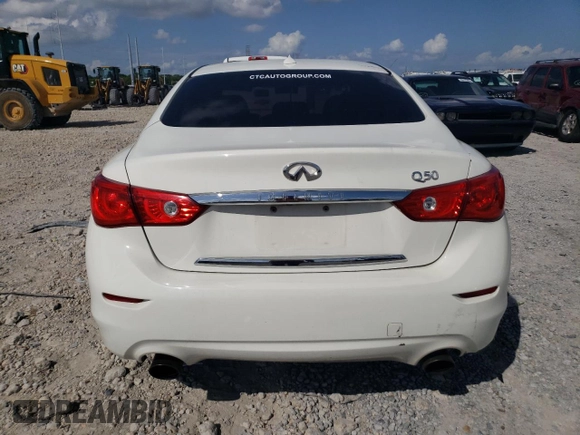 2017 Infiniti Q50 Signature Edition with VIN JN1EV7AP2HM739390, listed as a Copart auction lot 55449265 with 165,947 mi miles and Clean title. Bid and sale history available at DreamBid. Image 6.