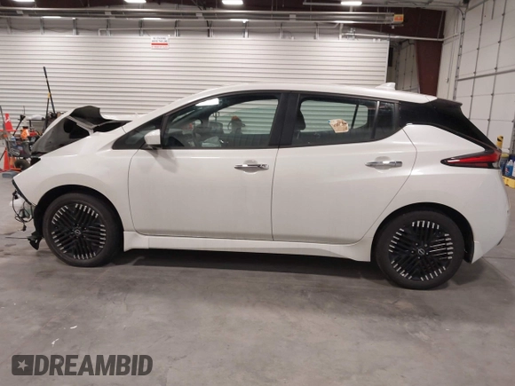 2023 Nissan LEAF SV Plus with VIN 1N4CZ1CV6PC553041, listed as a IAAI auction lot 42076867 with 19,732 mi miles and . Bid and sale history available at DreamBid. Image 14.