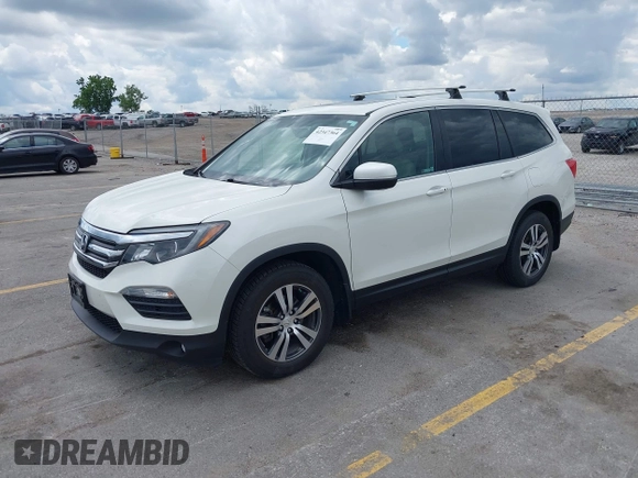 2017 Honda Pilot EX-L z VIN 5FNYF6H55HB098573, wystawiony jako IAAI lot #42347364 z przebiegiem 101 558 mil mil oraz . Historia ofert i sprzedaży dostępna na DreamBid. Obrazek 2.