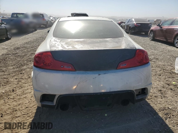 2006 Infiniti G35 Coupe with VIN JNKCV54E16M704743, listed as a Copart auction lot 88819325 with 110,402 mi miles and Clean Title. Bid and sale history available at carsss.com. Image 6.