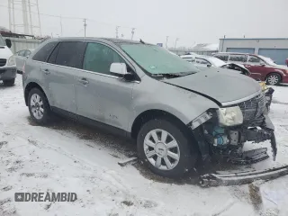 2007 Lincoln MKX with VIN 2LMDU88C37BJ30446, listed as a Copart auction lot 87915185 with 146,658 mi miles and Salvage Title. Bid and sale history available at carsss.com. Image 4.