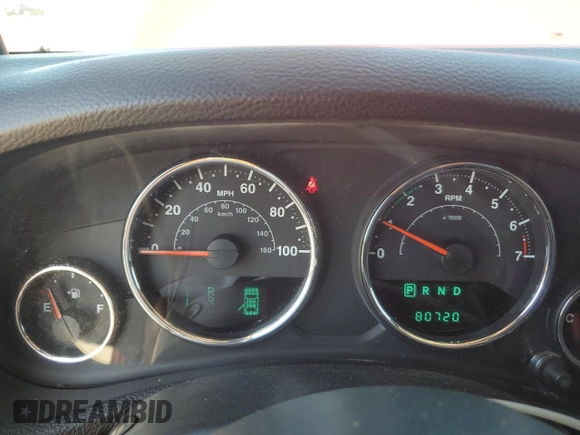 2012 Jeep Wrangler Unlimited Sport z VIN 1C4BJWDG7CL214633, wystawiony jako Copart lot #54547655 z przebiegiem 80 720 mil mil oraz Szkoda całkowita • Salvage title. Historia ofert i sprzedaży dostępna na DreamBid. Obrazek 9.
