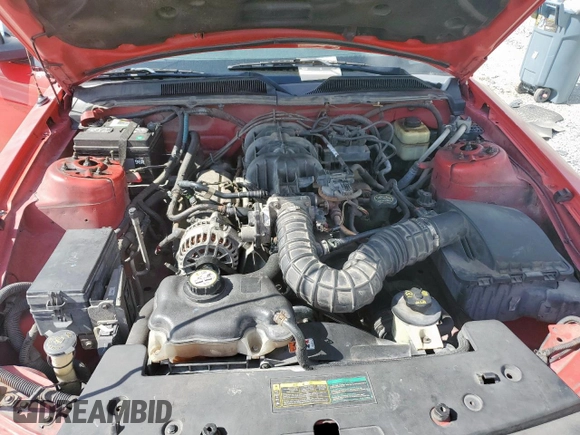2008 Ford Mustang Deluxe with VIN 1ZVHT80N485106676, listed as a Copart auction lot 65188385 with 196,662 mi miles and Salvage title. Bid and sale history available at DreamBid. Image 11.