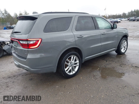2022 Dodge Durango GT Plus with VIN 1C4RDJDGXNC219580, listed as a IAAI auction lot 41788397 with 38,155 mi miles and . Bid and sale history available at DreamBid. Image 4.