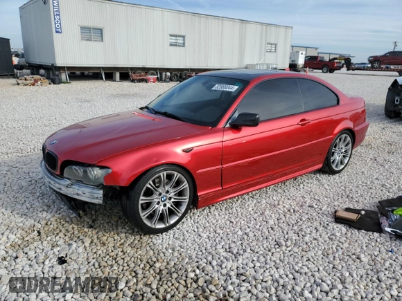 2005 BMW 3 Series 330Ci with VIN WBABD53485PL16573, listed as a Copart auction lot 82668044 with 136,567 mi miles and Salvage Title. Bid and sale history available at carsss.com. Image 1.
