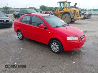 2005 Chevrolet Aveo LS with VIN KL1TD52675B496112, listed as a IAAI auction lot 42087412 with 63,176 mi miles and . Bid and sale history available at DreamBid. Image 1.