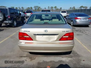 2003 Lexus LS 430 with VIN JTHBN30FX30099123, listed as a IAAI auction lot 41469324 with 170,104 mi miles and . Bid and sale history available at DreamBid. Image 16.