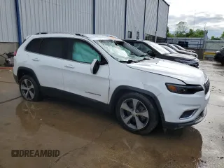 2020 Jeep Cherokee Limited with VIN 1C4PJMDN1LD546120, listed as a Copart auction lot 55410945 with Not provided miles and Salvage title. Bid and sale history available at DreamBid. Image 4.
