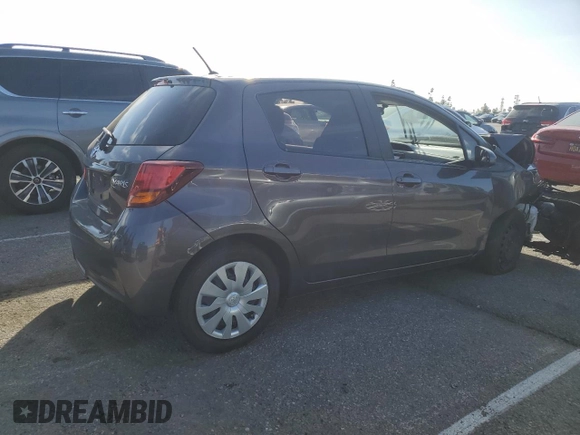 2015 Toyota Yaris L with VIN VNKKTUD33FA039266, listed as a Copart auction lot 47267365 with 76,918 mi miles and Non Repairable. Bid and sale history available at DreamBid. Image 3.