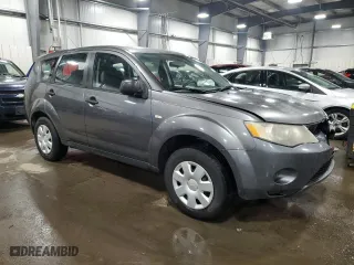 2007 Mitsubishi Outlander ES with VIN JA4MS31X47U004672, listed as a Copart auction lot 89326285 with 212,107 mi miles and Salvage Title. Bid and sale history available at carsss.com. Image 4.