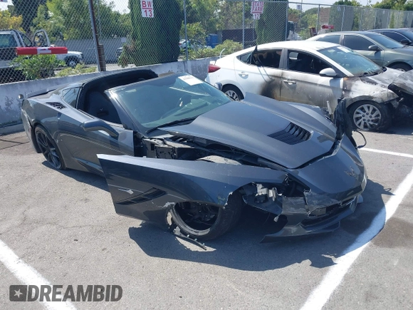 2014 Chevrolet Corvette 2LT with VIN 1G1YD2D75E5120437, listed as a IAAI auction lot 42588343 with Not provided miles and . Bid and sale history available at DreamBid. Image 1.