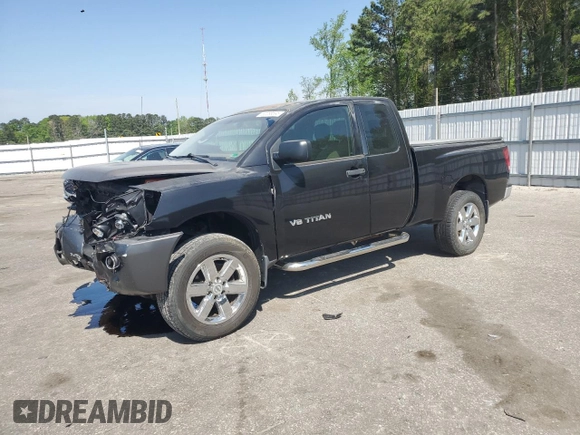 2008 Nissan Titan XE with VIN 1N6BA06A28N330045, listed as a Copart auction lot 52288595 with 211,906 mi miles and Salvage Title. Bid and sale history available at carsss.com. Image 1.