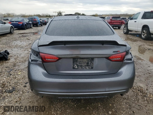 2019 Infiniti Q50 Luxe with VIN JN1EV7AR2KM558377, listed as a Copart auction lot 78653744 with 133,762 mi miles and Salvage Title. Bid and sale history available at DreamBid. Image 6.