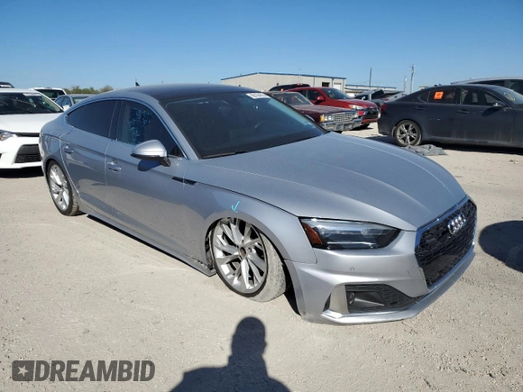 2021 Audi A5 Sportback Premium with VIN WAUABCF58MA037135, listed as a Copart auction lot 69164533 with 34,927 mi miles. Bid and sale history available at carsss.com. Image 4.