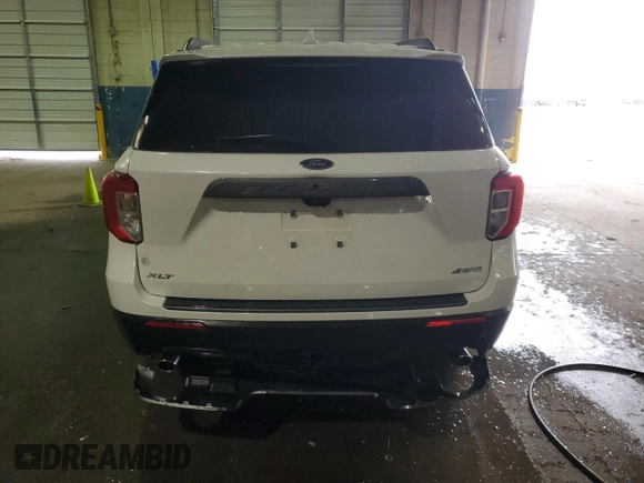2023 Ford Explorer XLT with VIN 1FMSK8DH0PGB94480, listed as a Copart auction lot 51916755 with 53,112 mi miles and Salvage title. Bid and sale history available at DreamBid. Image 6.