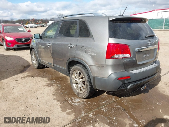 2011 Kia Sorento EX with VIN 5XYKUDA26BG123044, listed as a IAAI auction lot 42007811 with 193,657 mi miles. Bid and sale history available at carsss.com. Image 3.