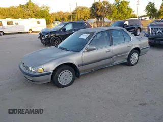 1991 Honda Accord LX with VIN JHMCB7651MC015726, listed as a IAAI auction lot 41843620 with 55,563 mi miles. Bid and sale history available at carsss.com. Image 2.