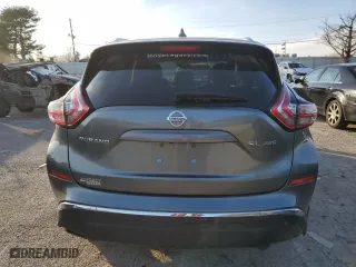 2016 Nissan Murano SL with VIN 5N1AZ2MHXGN166072, listed as a Copart auction lot 43659665 with 116,995 mi miles and Salvage Title. Bid and sale history available at carsss.com. Image 6.