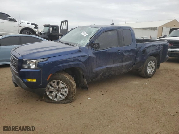 2022 Nissan Frontier S with VIN 1N6ED1CM0NN622278, listed as a Copart auction lot 85948524 with 29,854 mi miles and Salvage Title. Bid and sale history available at carsss.com. Image 1.