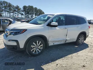 2020 Honda Pilot EX-L with VIN 5FNYF5H55LB006249, listed as a Copart auction lot 48707575 with 36,151 mi miles and Salvage Title. Bid and sale history available at carsss.com. Image 1.