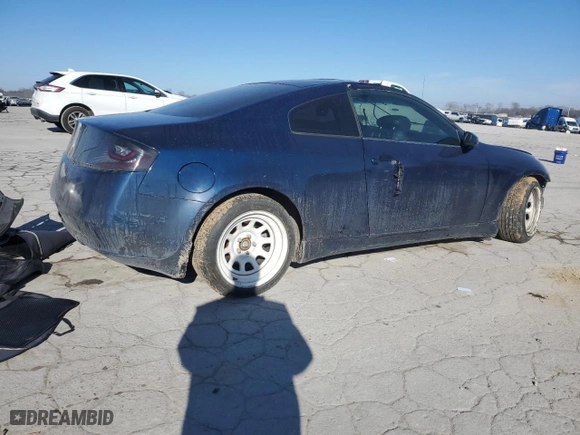 2006 Infiniti G35 Coupe with VIN JNKCV54EX6M700061, listed as a Copart auction lot 46538485 with NaN miles and Salvage Title. Bid and sale history available at carsss.com. Image 3.