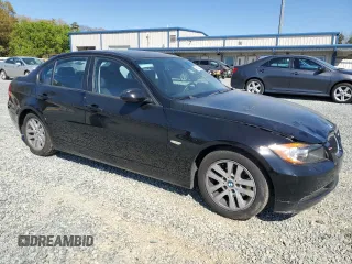 2007 BMW 3 Series 328xi with VIN WBAVC935X7KX58514, listed as a Copart auction lot 50539625 with 104,272 mi miles and Salvage Title. Bid and sale history available at carsss.com. Image 4.