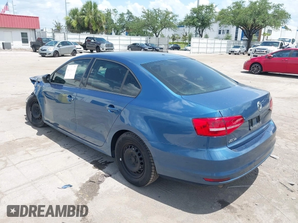 2015 Volkswagen Jetta S with VIN 3VW2K7AJ4FM269012, listed as a IAAI auction lot 42492141 with 85,651 mi miles and . Bid and sale history available at DreamBid. Image 3.