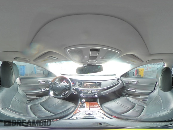 2015 Kia K900 Premium with VIN KNALU4D45F6026246, listed as a Copart auction lot 86622434 with 102,508 mi miles and Salvage title. Bid and sale history available at DreamBid. Image 14.