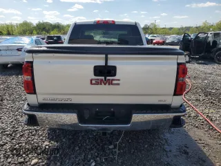 2014 GMC Sierra 1500 SLT with VIN 3GTP1VEC7EG485851, listed as a Copart auction lot 52420915 with 209,806 mi miles and Salvage title. Bid and sale history available at DreamBid. Image 6.