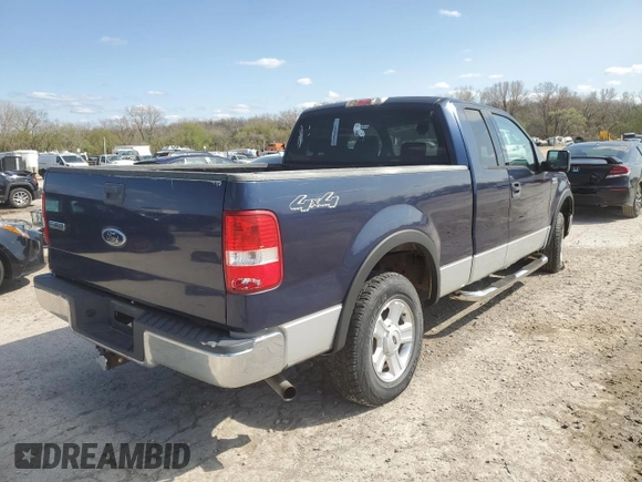 2004 Ford F-150 XLT with VIN 1FTPX14504NC54032, listed as a Copart auction lot 51381185 with 0 mi miles and Clean Title. Bid and sale history available at carsss.com. Image 3.