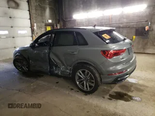 2022 Audi Q3 S line Premium with VIN WA1DECF32N1096988, listed as a Copart auction lot 46866383 with 0 mi miles. Bid and sale history available at carsss.com. Image 2.
