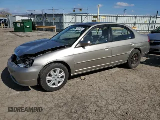 2003 Honda Civic EX with VIN 2HGES25783H618685, listed as a Copart auction lot 50200425 with 157,582 mi miles and Salvage Title. Bid and sale history available at DreamBid. Image 1.