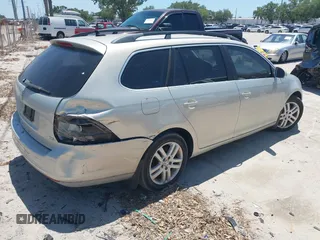 2010 Volkswagen Jetta SportWagen TDI with VIN 3VWPL7AJ5AM687879, listed as a IAAI auction lot 42051137 with 176,398 mi miles. Bid and sale history available at carsss.com. Image 4.