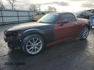 2010 Mazda MX-5 Miata Grand Touring with VIN JM1NC2FF5A0211605, listed as a Copart auction lot 82852314 with 83,213 mi miles and Salvage title. Bid and sale history available at DreamBid. Image 1.