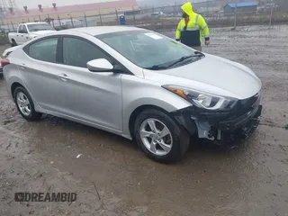2015 Hyundai Elantra SE with VIN 5NPDH4AE5FH615795, listed as a IAAI auction lot 41976297 with 63,777 mi miles and . Bid and sale history available at DreamBid. Image 1.